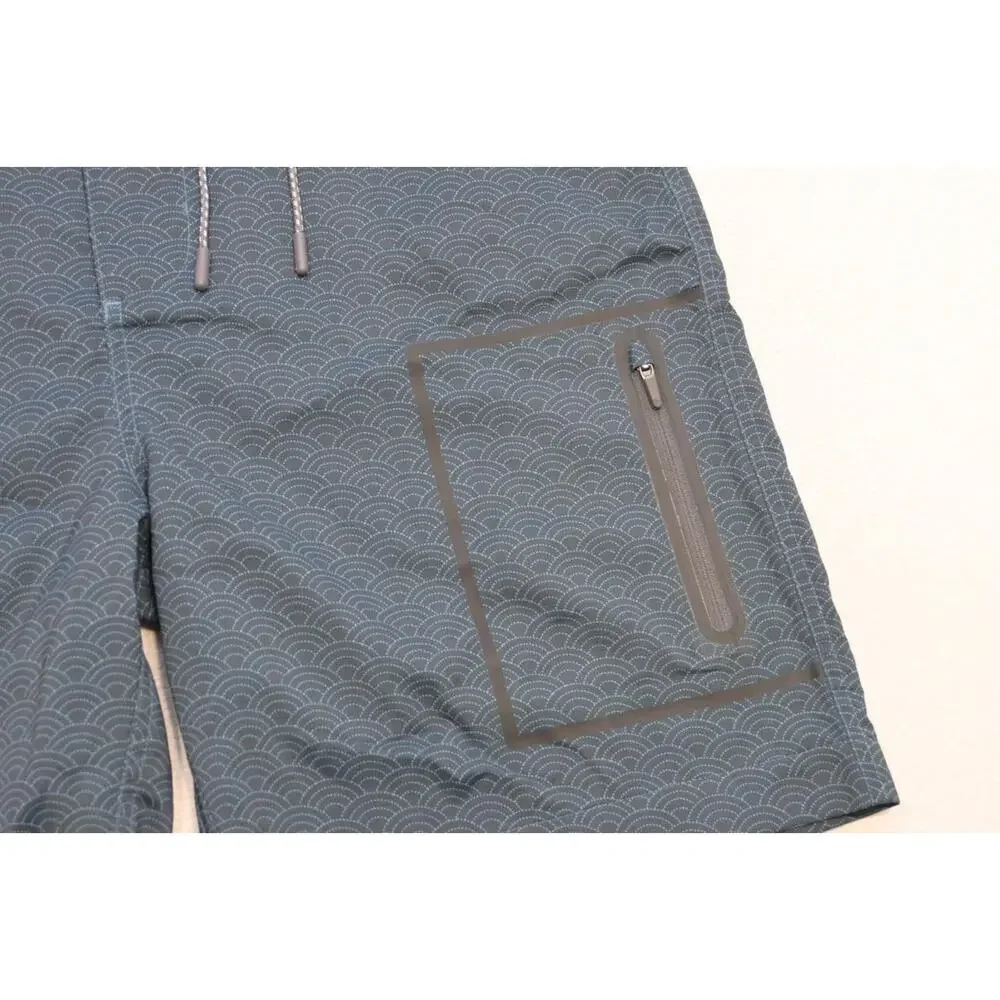 Mack Weldon Hybrid Stretch Board Shorts Geo Cargo Athletic Water Swim Mens Sz 36
